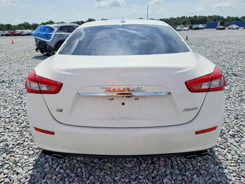 2015 Maserati Ghibli VIN ZAM57RTA1F1144469 COPART salvage auction — WATER/FLOOD, Fl - Cert Of Title-Slvg Rebld Flood, sold $25 on 2026-07-24 (photo 6)