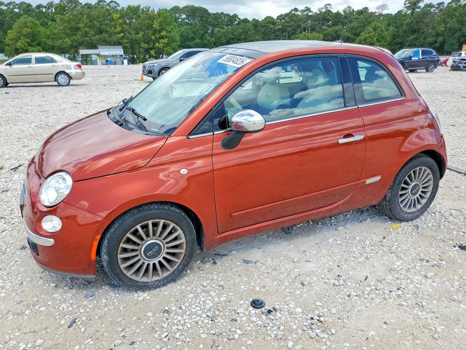 2012 Fiat VIN 3C3CFFCR4CT233870 COPART salvage auction — REAR END, Tx - Certificate Of Title, sold $150 on 2026-08-07 (photo 1)