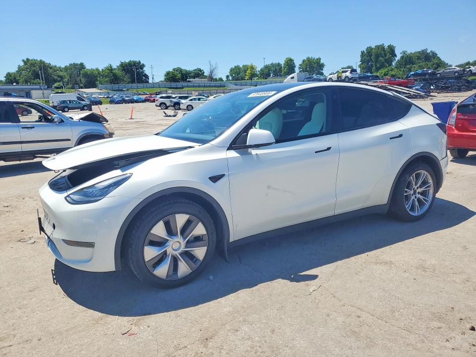 2023 Tesla VIN 7SAYGDEE9PF619558 COPART salvage auction — FRONT END, Mo - Salvage Certificate Of Title, sold $10,600 on 2026-07-31 (photo 1)