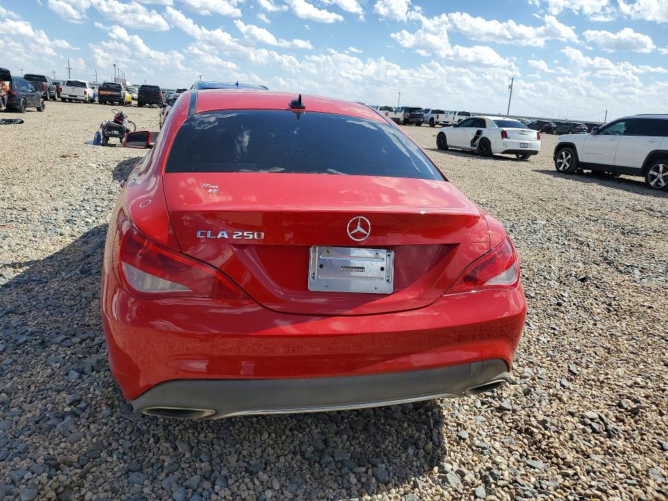 2018 Mercedes-benz Cla-klasse VIN WDDSJ4EB0JN599242 COPART salvage auction — HAIL, Tx - Certificate Of Title, sold $2,100 on 2026-08-18 (photo 6)