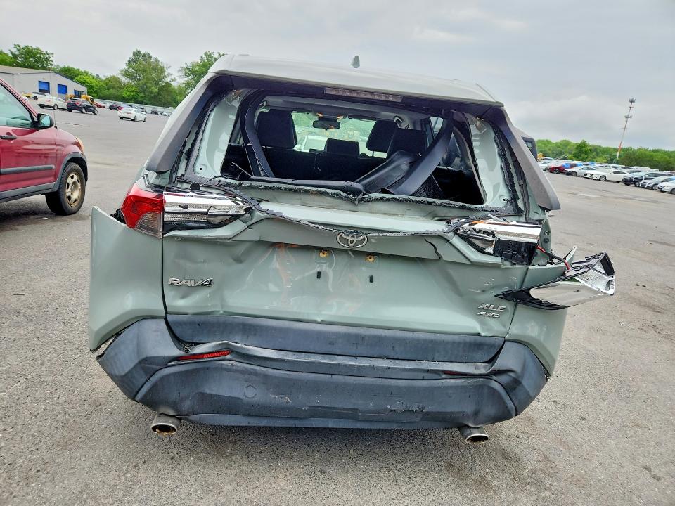 2019 Toyota Rav 4 VIN JTMA1RFV6KD014053 COPART salvage auction — REAR END, Nj - Cert Of Title-Salvage, sold $8,200 on 2026-07-28 (photo 6)