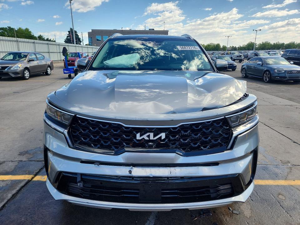 2024 Kia Sorento VIN KNDRKDLG3R5247482 COPART salvage auction — FRONT END, Co - Public - Salvage Title, sold $13,600 on 2026-07-22 (photo 5)