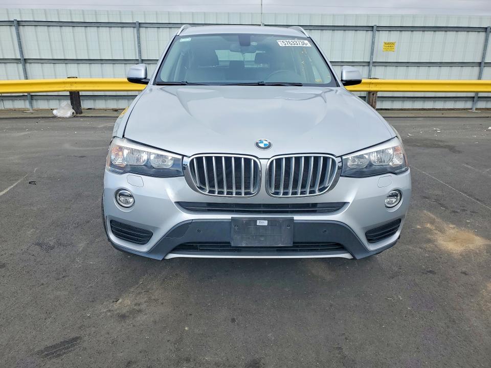 2017 BMW VIN 5UXWX9C58H0T11462 COPART salvage auction — FRONT END, Ca - Salvage Certificate, sold $4,200 on 2026-07-08 (photo 5)