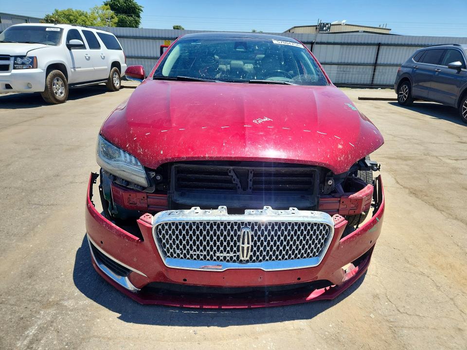 2017 Lincoln Mkz VIN 3LN6L5MU4HR641364 COPART salvage auction — FRONT END, CA - SALVAGE CERTIFICATE, sold $1,600 on 2026-07-24 (photo 5)