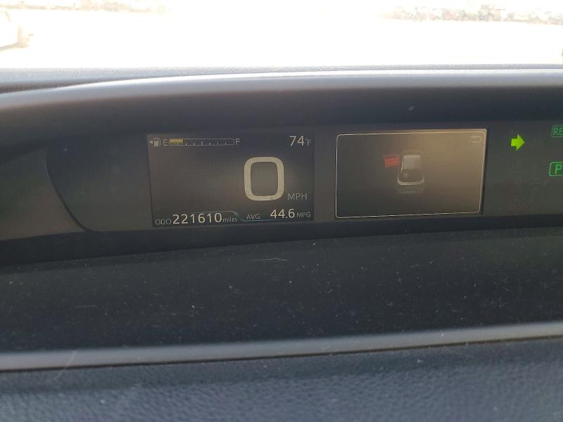 2020 Toyota Prius VIN JTDKARFU7L3110292 COPART salvage auction — FRONT END, Ok - Cert Of Title-Salvage, sold $5,400 on 2026-07-22 (photo 9)