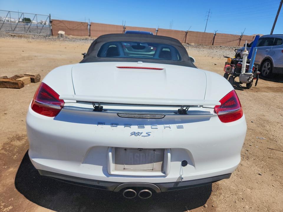 2014 Porsche Boxster VIN WP0CB2A82ES141350 COPART salvage auction — SIDE, Nm - Cert Of Title-Salvage, sold $300 on 2026-07-02 (photo 6)