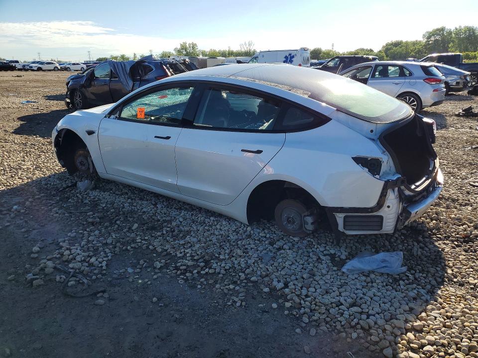 2022 Tesla Model 3 VIN 5YJ3E1EB0NF180541 COPART salvage auction — FRONT END, MD - CERTIFICATE OF TITLE, sold $1,850 on 2026-09-07 (photo 2)