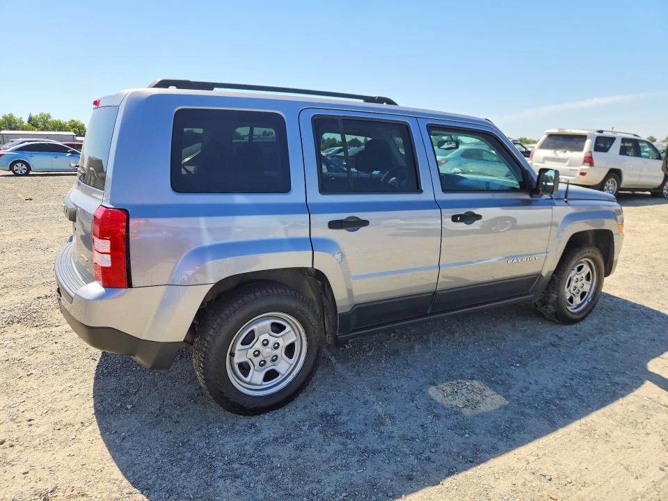 2017 Jeep Liberty (patriot) VIN 1C4NJPBA2HD207642 COPART salvage auction — REAR END, Ca - Salvage Certificate, sold $1,800 on 2026-07-09 (photo 3)