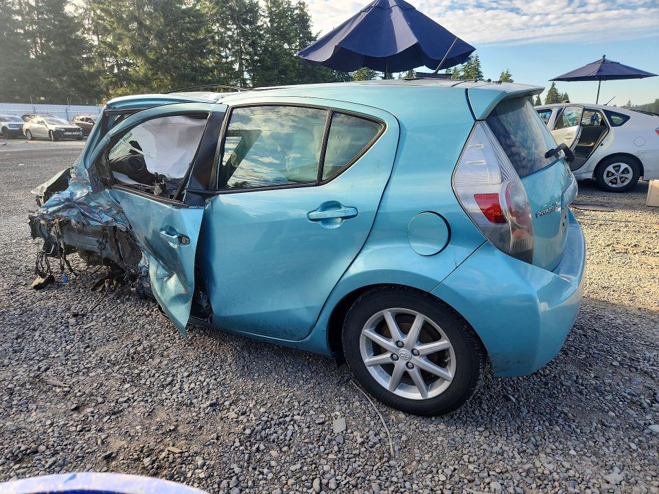 2012 Toyota Prius VIN JTDKDTB33C1014253 COPART salvage auction — FRONT END, Wa - Bill Of Sale, sold $525 on 2026-07-10 (photo 2)
