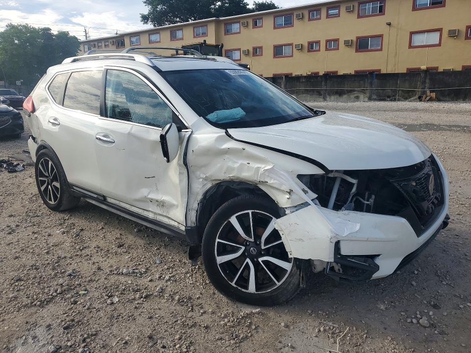 2018 Nissan Rogue VIN JN8AT2MT2JW485241 COPART salvage auction — FRONT END, Fl - Cert Of Ttl-Rebuilt&Slvg Rbld, sold $2,100 on 2026-07-10 (photo 4)