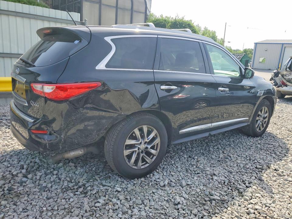 2014 Infiniti VIN 5N1AL0MM5EC524741 COPART salvage auction — REAR END, Ma - Cert Of Title-Reconstrctd Coll, sold $625 on 2026-07-17 (photo 3)