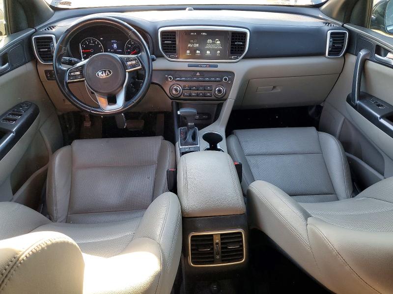 2021 Kia Sportage VIN KNDP63AC2M7922676 COPART salvage auction — REAR END, Ca - Salvage Certificate, sold $2,700 on 2026-07-10 (photo 8)