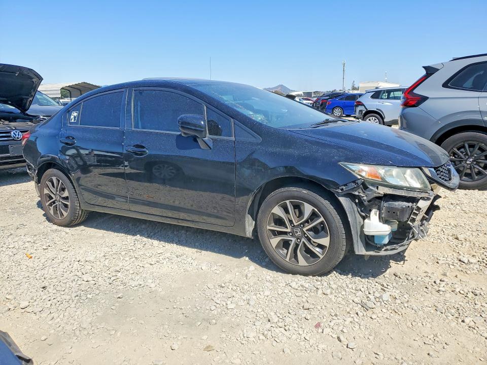 2014 Honda Civic VIN 19XFB2F81EE230819 COPART salvage auction — FRONT END, Ca - Salvage Certificate, sold $2,600 on 2026-07-09 (photo 4)