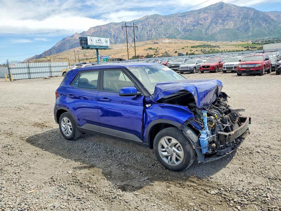 2022 Hyundai Venue VIN KMHRB8A38NU169185 COPART salvage auction — FRONT END, Ut - Salvage Certificate, sold $700 on 2026-07-27 (photo 4)