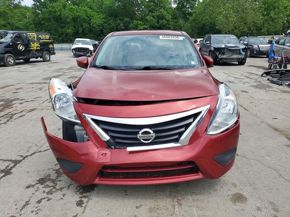 2019 Nissan Versa VIN 3N1CN7AP4KL861760 COPART salvage auction — FRONT END, Pa - Certificate Of Salvage, sold $975 on 2026-07-02 (photo 5)
