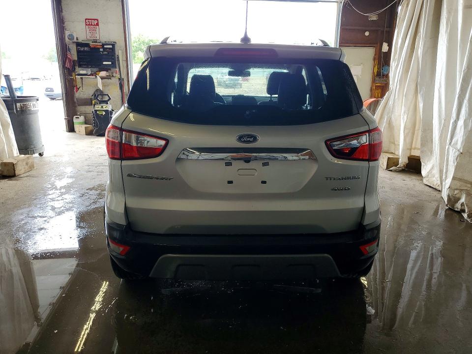 2019 Ford Ecosport VIN MAJ6S3KL9KC260711 COPART salvage auction — FRONT END, Pa - Certificate Of Salvage, sold $175 on 2026-07-23 (photo 6)