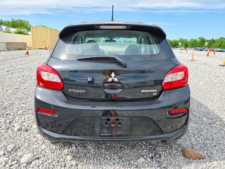 2017 Mitsubishi Mirage VIN ML32A4HJ2HH017991 COPART salvage auction — FRONT END, OH - CERT OF TITLE-SALVAGE, sold $425 on 2026-07-02 (photo 6)