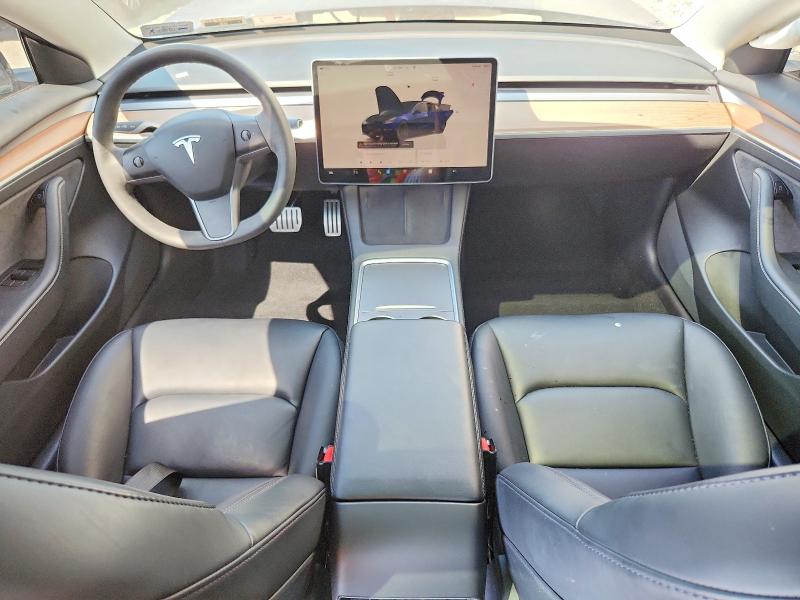 2022 Tesla Model 3 VIN 5YJ3E1EC6NF321735 COPART salvage auction — FRONT END, WV - CERTIFICATE OF TITLE, sold $12,900 on 2026-07-14 (photo 8)