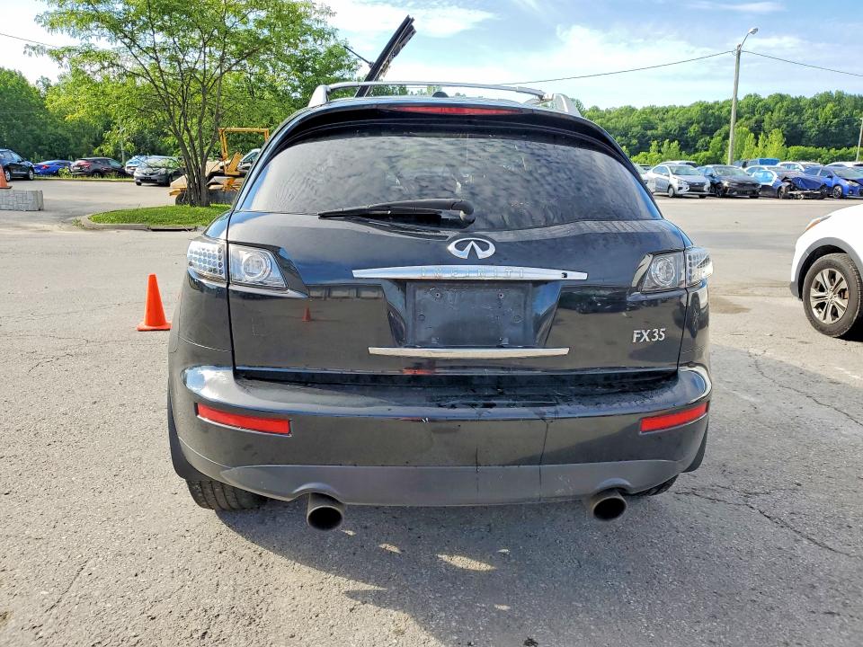 2008 Infiniti Fx VIN JNRAS08WX8X206436 COPART salvage auction — ROOF, KY - CERT OF TITLE-SALVAGE, sold $300 on 2026-07-27 (photo 6)