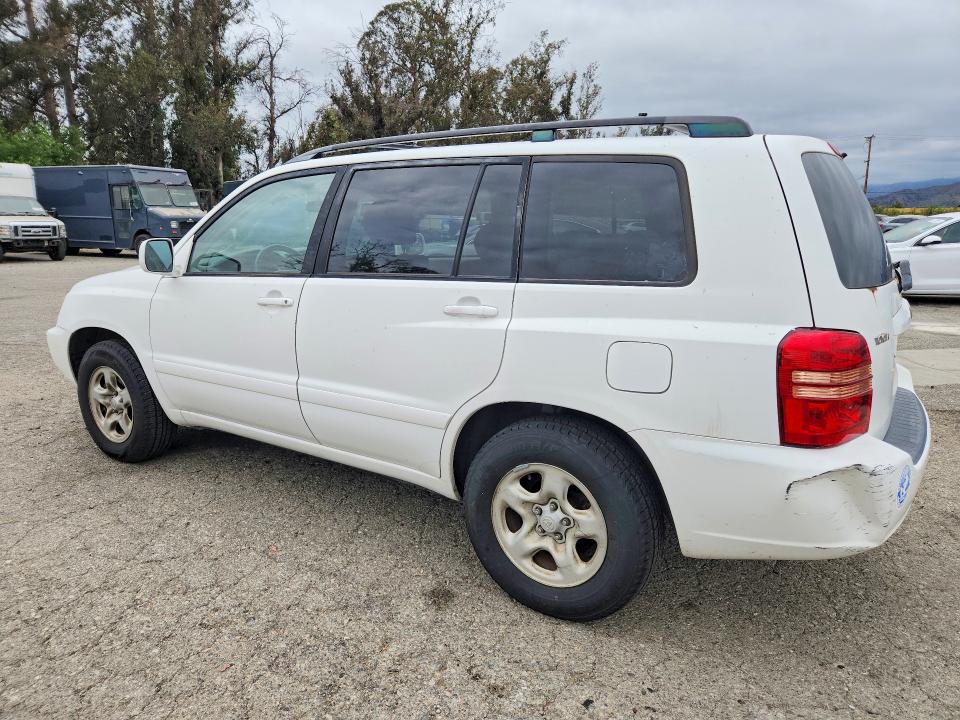 2003 Toyota Highlander VIN JTEGD21A830066091 COPART salvage auction — MINOR DENT/SCRATCHES, Ca - Dis/Dlr/Exp Only Clean Title, sold $500 on 2026-07-21 (photo 2)