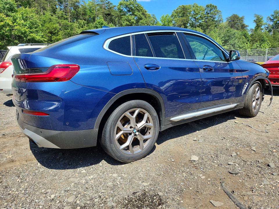 2022 BMW X4 VIN 5UX33DT07N9L96355 COPART salvage auction — FRONT END, Pa - Certificate Of Salvage, sold $13,600 on 2026-07-31 (photo 3)