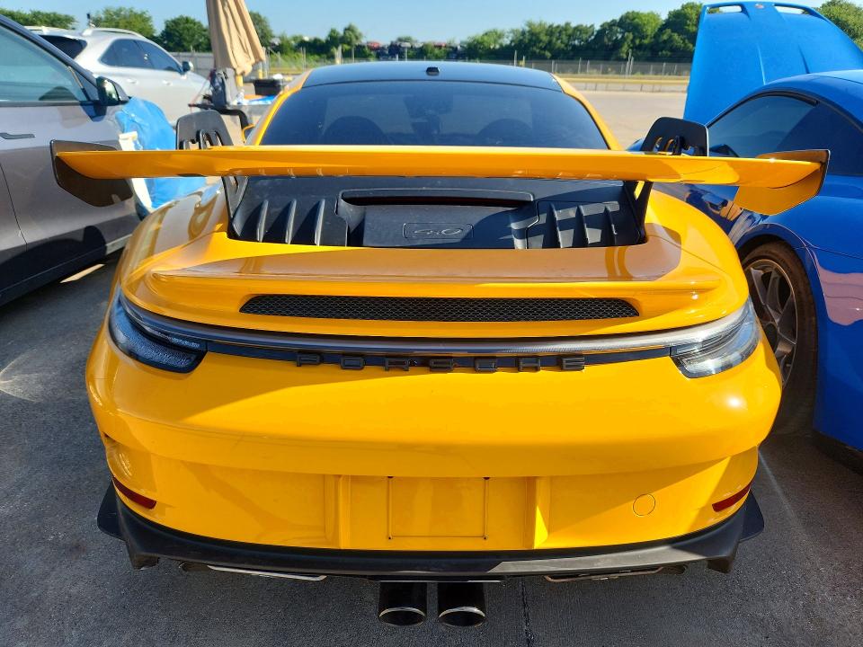 2022 Porsche 911 VIN WP0AC2A99NS270649 COPART salvage auction — FRONT END, Md - Cert Of Salvage > 75% Damage (P), sold $115,000 on 2026-07-02 (photo 6)