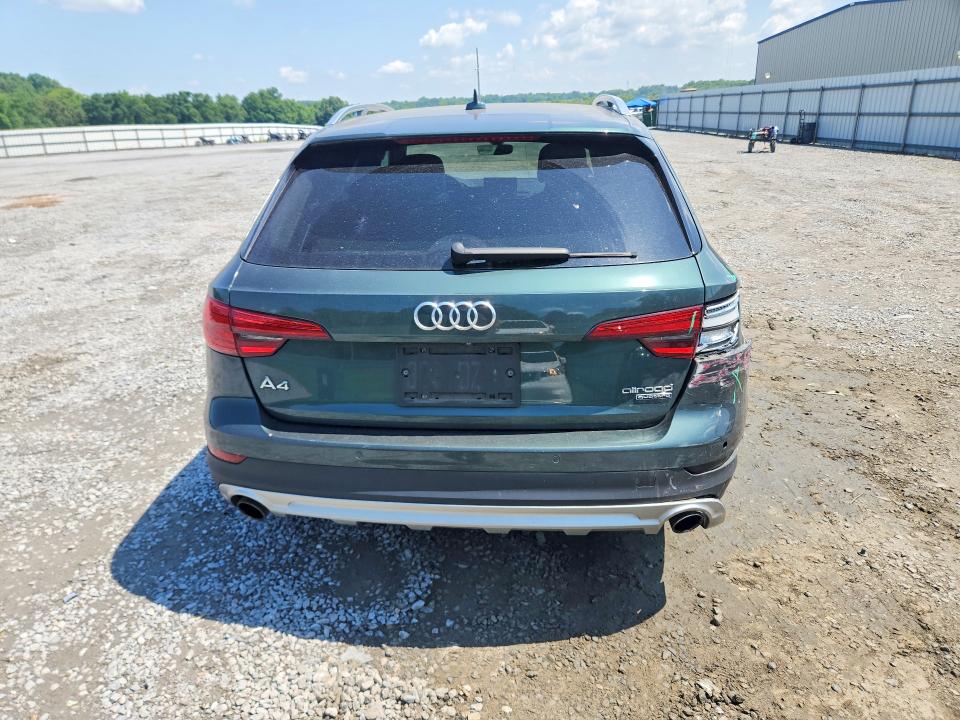 2017 Audi A4 allroad VIN WA18NAF44HA061792 COPART salvage auction — REAR END, Nc - Salvage Certificate Of Title, sold $175 on 2026-07-22 (photo 6)