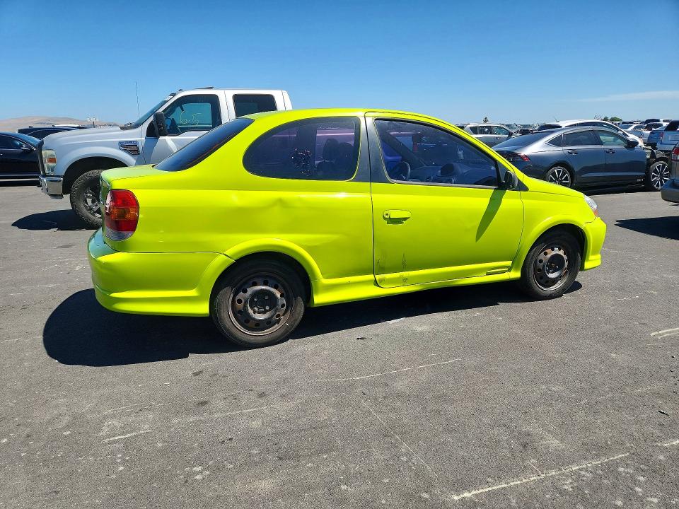 2003 Toyota Echo VIN JTDAT123830263320 COPART salvage auction — FRONT END, Ca - Salvage Certificate, sold $425 on 2026-07-08 (photo 3)
