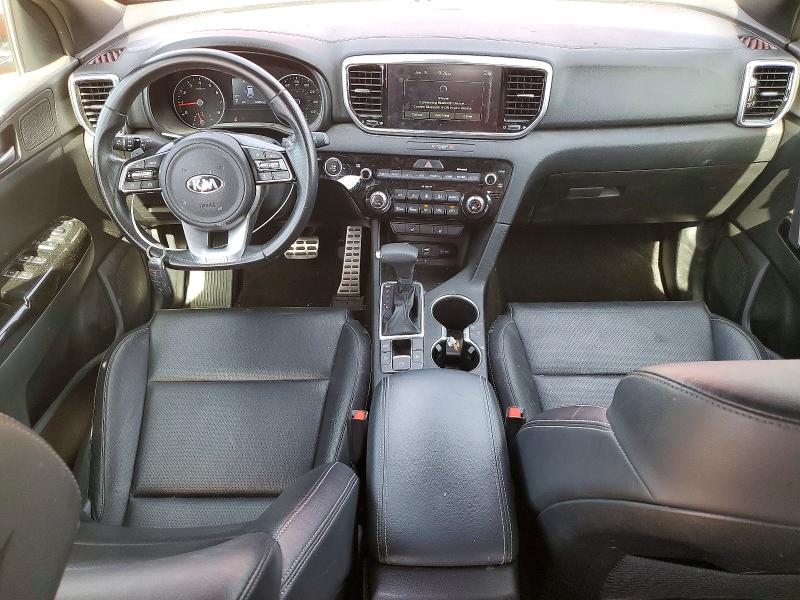 2020 Kia Sportage VIN KNDP63AC6L7695765 COPART salvage auction — FRONT END, Ca - Salvage Certificate, sold $4,100 on 2026-07-20 (photo 8)
