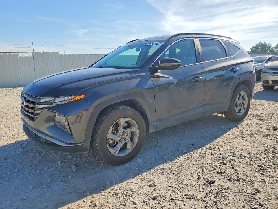 2022 Hyundai Tucson VIN 5NMJBCAE3NH080492 COPART salvage auction — HAIL, Oh - Cert Of Title-Salvage, sold $8,500 on 2026-07-31 (photo 1)