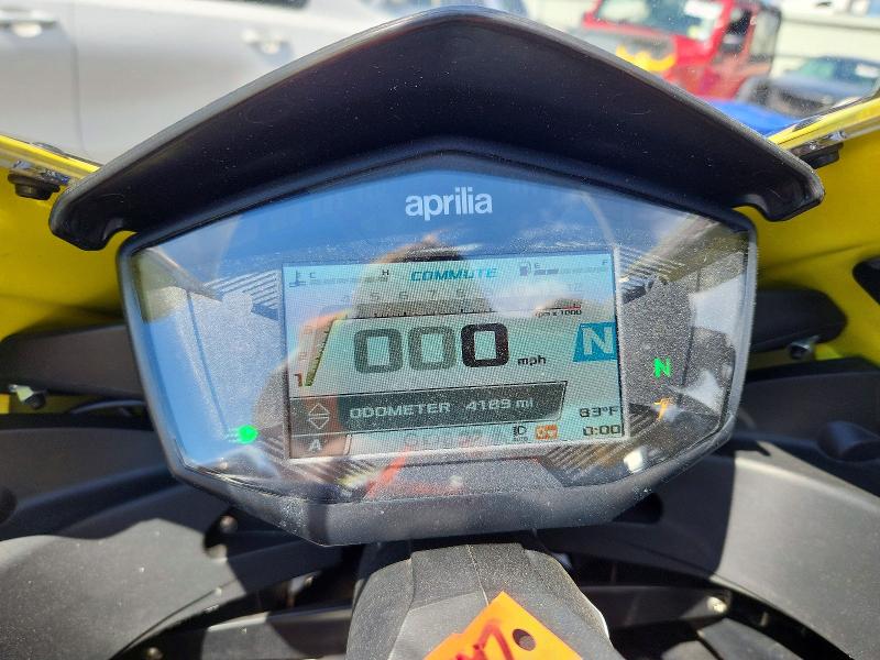 2022 Aprilia VIN ZD4KSUG09NS000112 COPART salvage auction — FRONT END, Pa - Certificate Of Salvage, sold $4,150 on 2026-07-07 (photo 7)