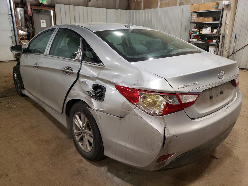 2014 Hyundai Sonata VIN 5NPEB4ACXEH919966 COPART salvage auction — FRONT END, Ak - Bill Of Sale- Salvage, sold $100 on 2026-07-14 (photo 2)