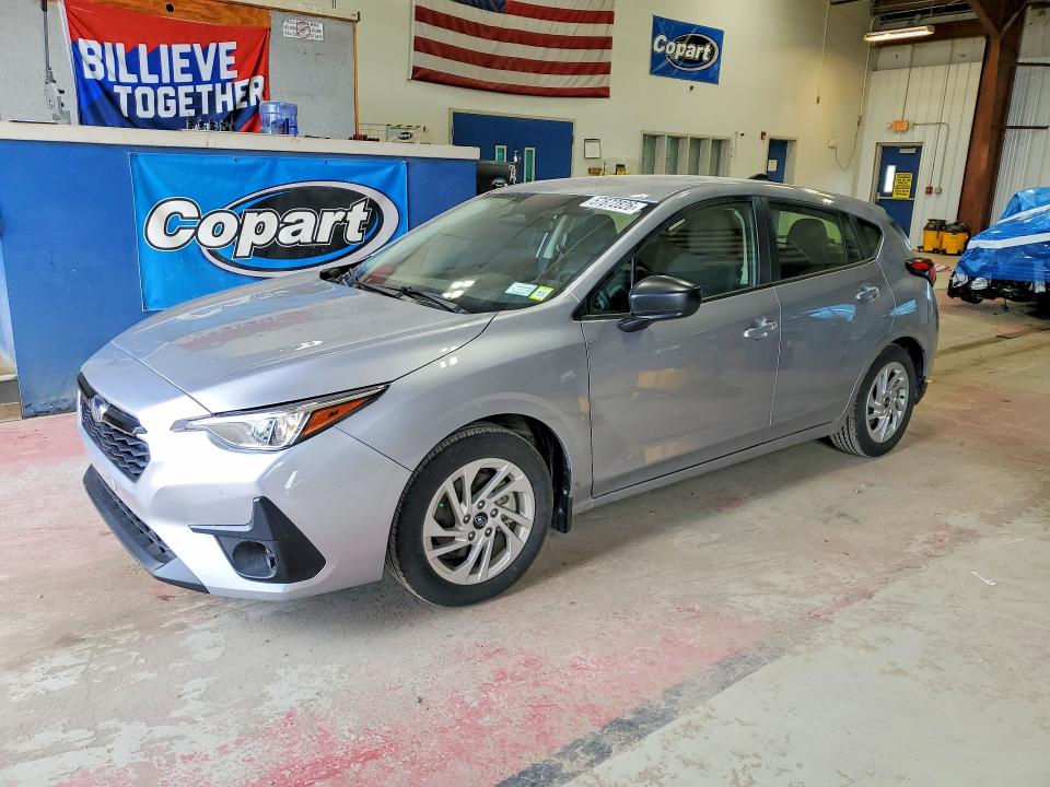 2025 Subaru Impreza VIN JF1GUABC6S8254449 COPART salvage auction — HAIL, Ny - Mv-907A Salvage Certificate, sold $125 on 2026-07-27 (photo 1)