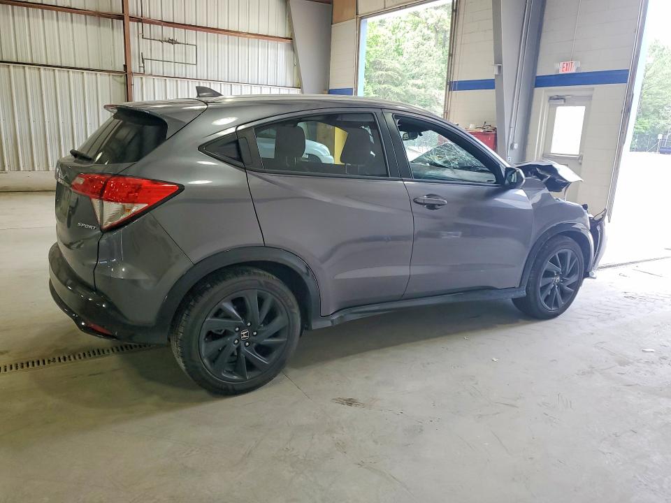 2021 Honda Hr-v VIN 3CZRU5H19MM700991 COPART salvage auction — FRONT END, Va - Cert Of Title - Salvage, sold $4,200 on 2026-07-02 (photo 3)