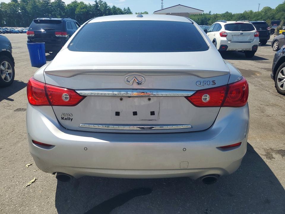 2016 Infiniti Q50 VIN JN1FV7AR2GM450613 COPART salvage auction — MECHANICAL, Ma - Cert Of Title-Reconstrctd Coll, sold $325 on 2026-07-21 (photo 6)