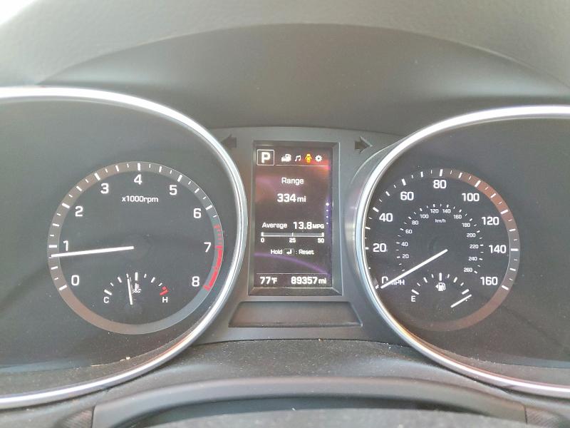 2017 Hyundai VIN KM8SN4HF7HU251074 COPART salvage auction — MECHANICAL, Ca - Salvage Certificate, sold $2,500 on 2026-07-29 (photo 9)