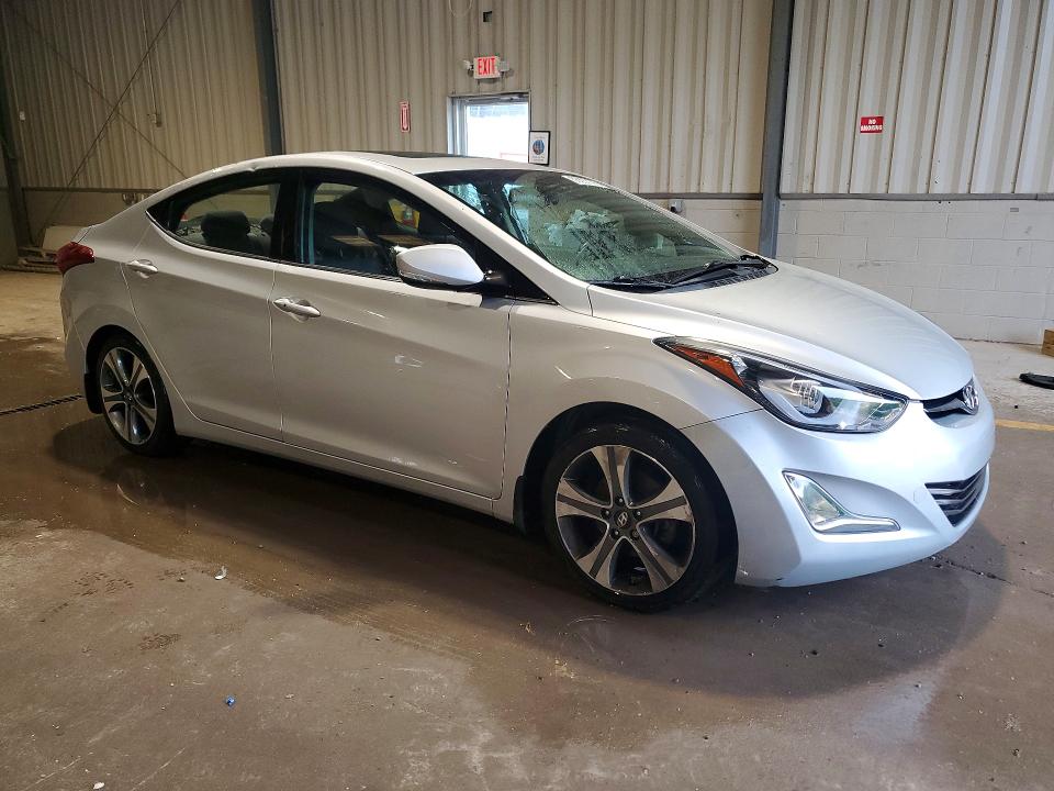 2016 Hyundai VIN KMHDH4AH5GU554042 COPART salvage auction — ROOF, Pa - Certificate Of Salvage, sold $1,950 on 2026-07-08 (photo 4)