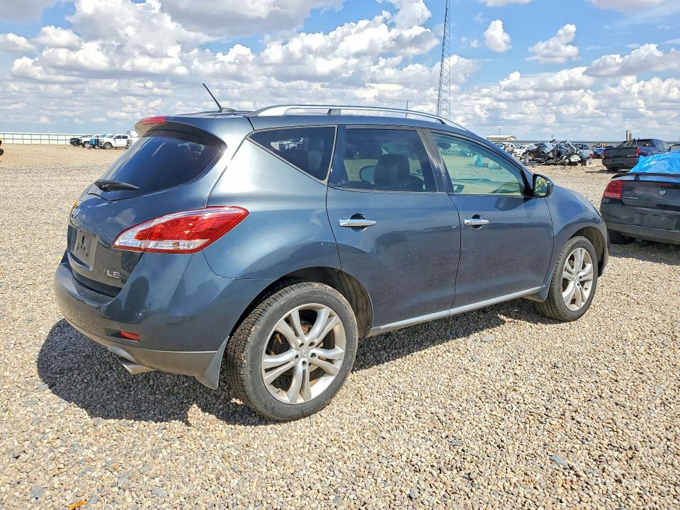 2011 Nissan Murano VIN JN8AZ1MU9BW060201 COPART salvage auction — SIDE, Tx - Salvage Vehicle Title, sold $525 on 2026-07-07 (photo 3)