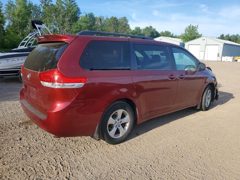 2014 Toyota Sienna VIN 5TDKK3DC0ES490551 COPART salvage auction — FRONT END, On - Permit Salvage, sold $4,600 on 2026-07-02 (photo 3)