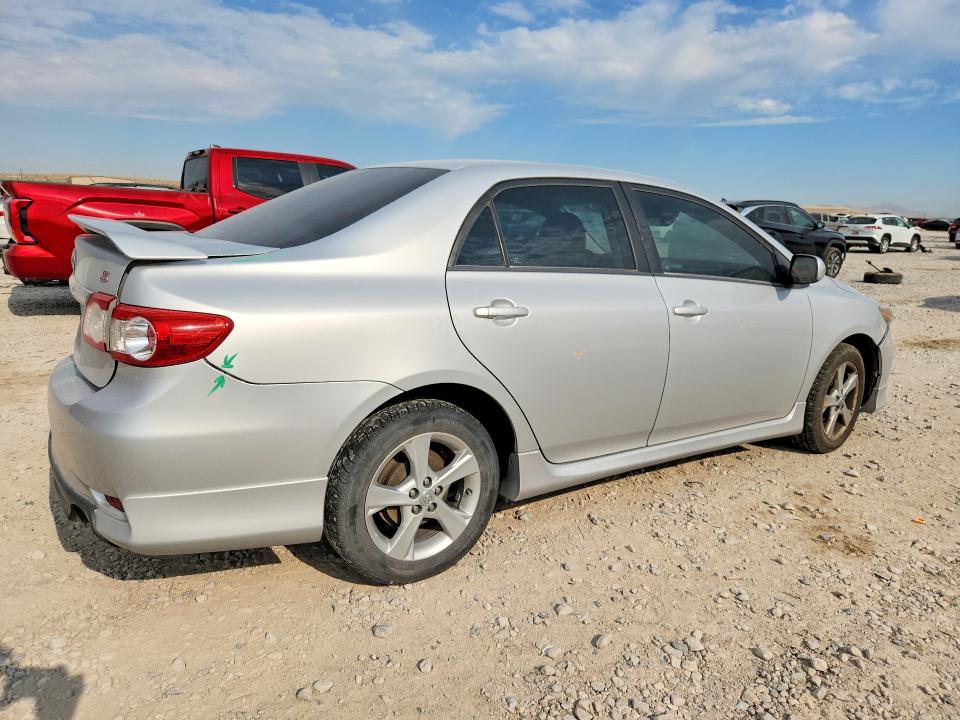 2013 Toyota Corolla VIN 5YFBU4EE5DP208539 COPART salvage auction — REAR END, Ut - Salvage Certificate, sold $1,750 on 2026-07-17 (photo 3)