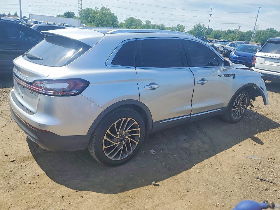 2019 Lincoln Nautilus VIN 2LMPJ8LP4KBL41602 COPART salvage auction — FRONT END, Mi - Certificate Of Title, sold $2,200 on 2026-07-17 (photo 3)