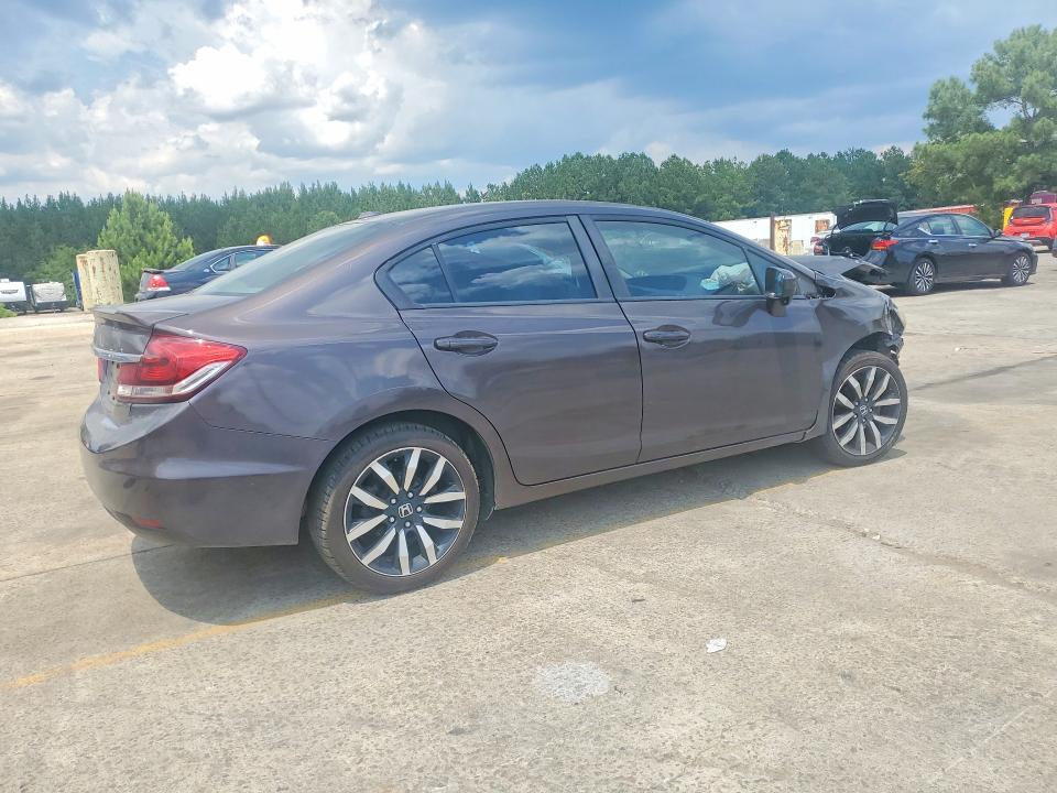 2014 Honda VIN 2HGFB2F99EH505819 COPART salvage auction — FRONT END, Sc - Cert Of Title-Salvage, sold $825 on 2026-07-31 (photo 3)