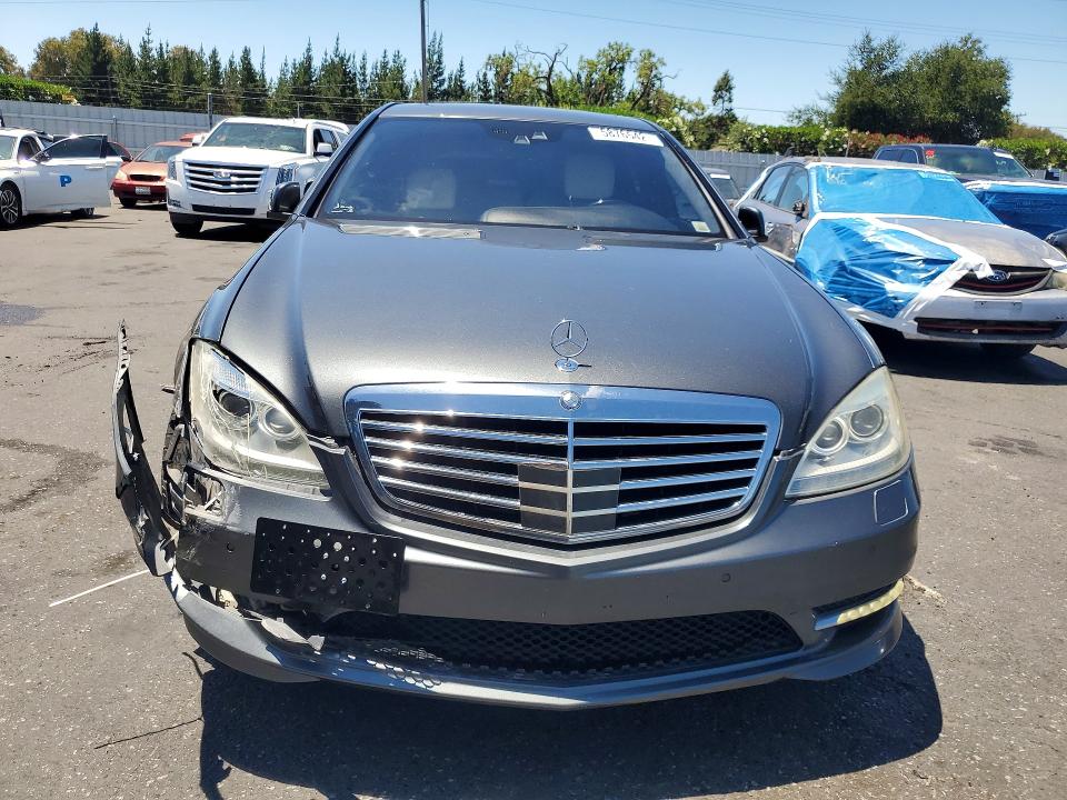 2012 Mercedes-benz S-klasse VIN WDDNG7DB4CA439955 COPART salvage auction — FRONT END, Ca - Salvage Certificate, sold $5,300 on 2026-07-14 (photo 5)