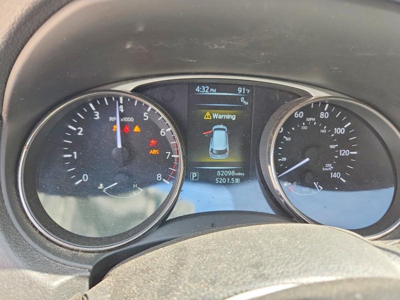 2016 Nissan Rogue VIN KNMAT2MV3GP631808 COPART salvage auction — FRONT END, Fl - Cert Of Title Slvg Rebuildable, sold $1,300 on 2026-07-14 (photo 9)