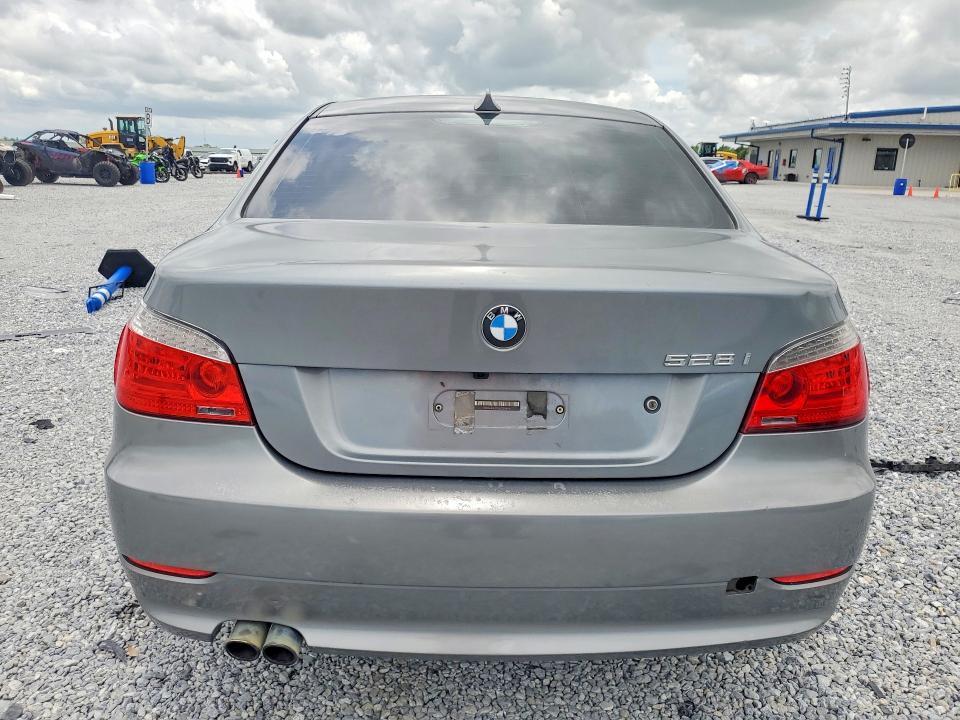 2010 BMW 5 series VIN WBANU5C52AC124489 COPART salvage auction — FRONT END, LA - CERT OF TITLE-SALVAGE, sold $100 on 2026-07-27 (photo 6)