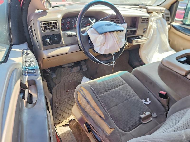 2001 Ford F-250 super duty VIN 3FTNW20F71MA64765 COPART salvage auction — FRONT END, KS - CERT OF TITLE-SALVAGE, sold $650 on 2026-07-08 (photo 8)