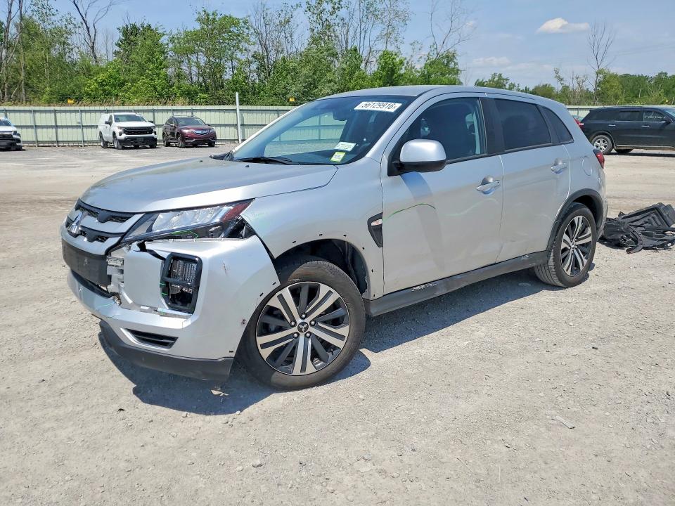 2025 Mitsubishi Outlander VIN JA4ARUAU6SU011903 COPART salvage auction — FRONT END, NY - MV-907A SALVAGE CERTIFICATE, sold $6,000 on 2026-07-06 (photo 1)