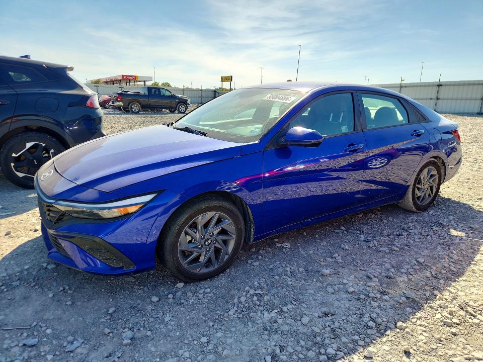 2024 Hyundai Elantra VIN KMHLM4DG1RU684235 COPART salvage auction — WATER/FLOOD, Il - Salvage Cert-Flood, sold $5,200 on 2026-07-22 (photo 1)