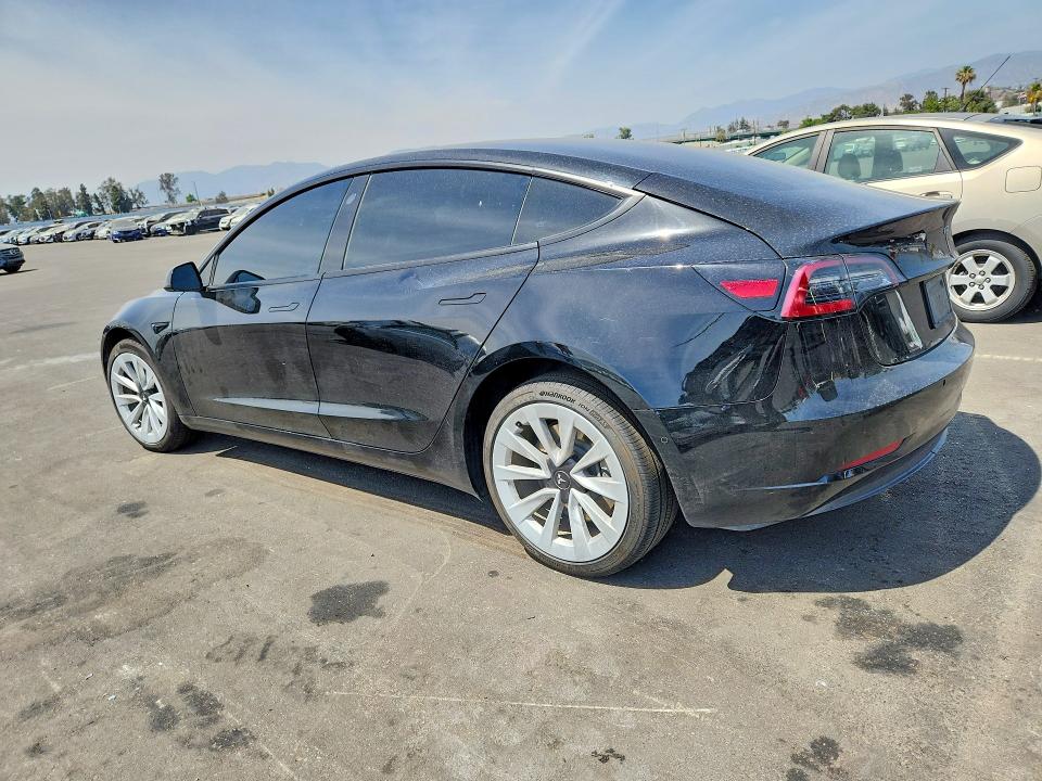 2022 Tesla Model 3 VIN 5YJ3E1EB7NF185073 COPART salvage auction — SIDE, Ca - Salvage Certificate, sold $6,700 on 2026-07-13 (photo 2)