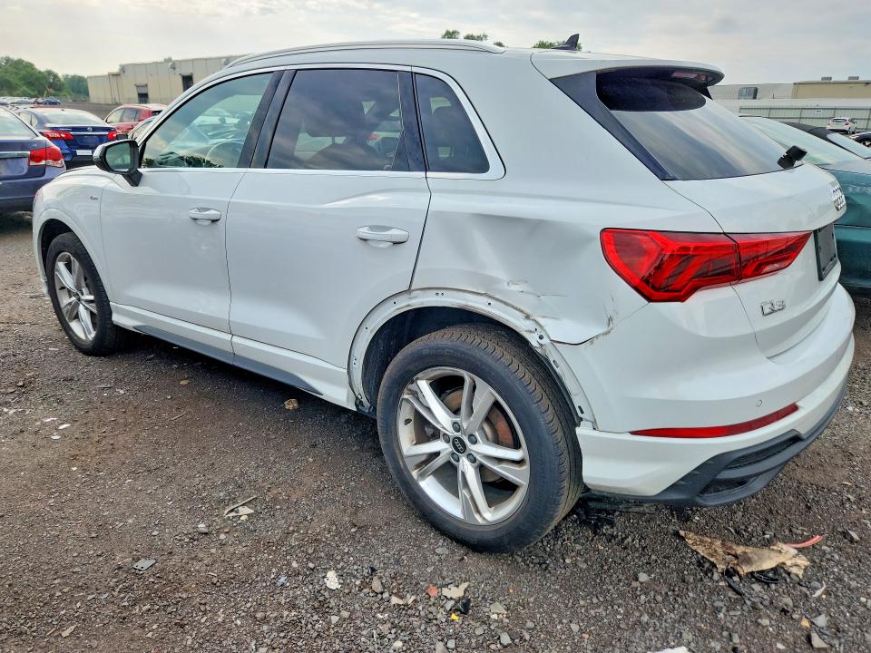 2024 Audi Q3 VIN WA1DECF38R1120121 COPART salvage auction — SIDE, Ny - Cert Of Title-Salvage, sold $12,800 on 2026-08-14 (photo 2)